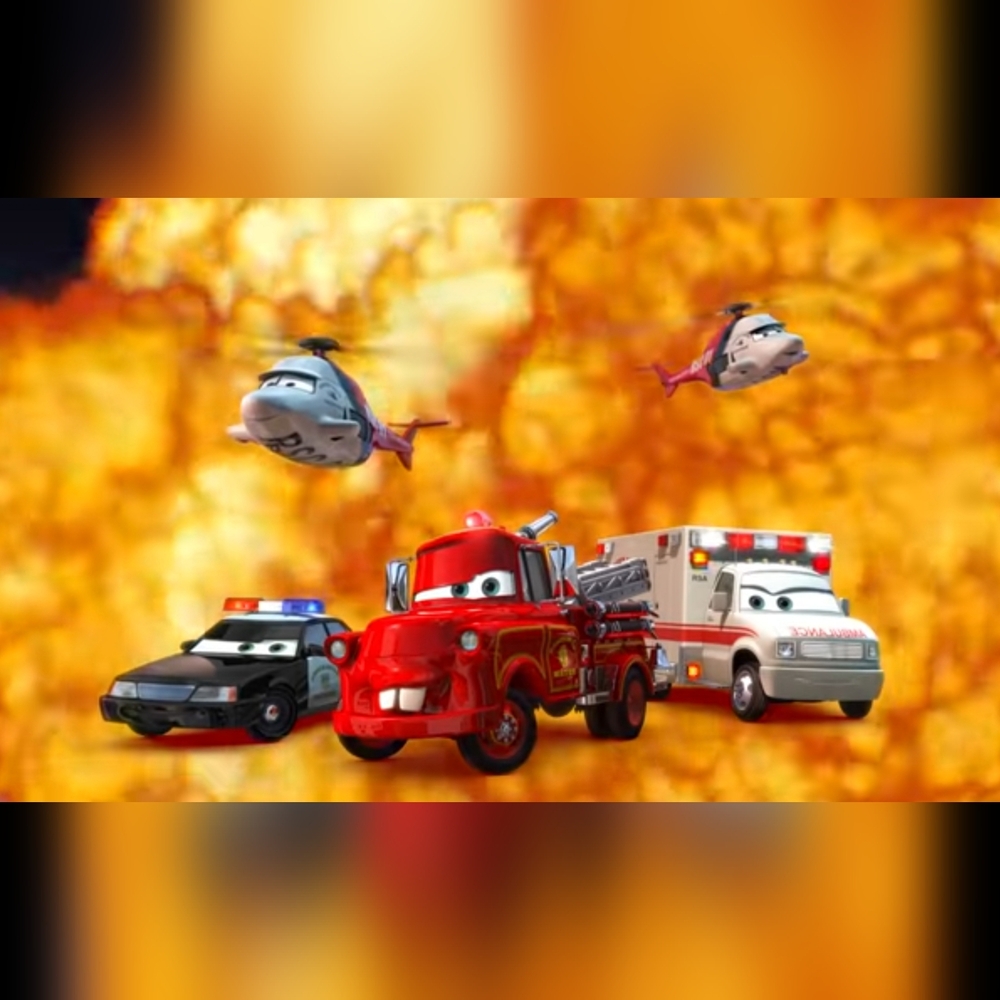 Cars Toon Rescue Squad Chopper - Picture 11 of 11